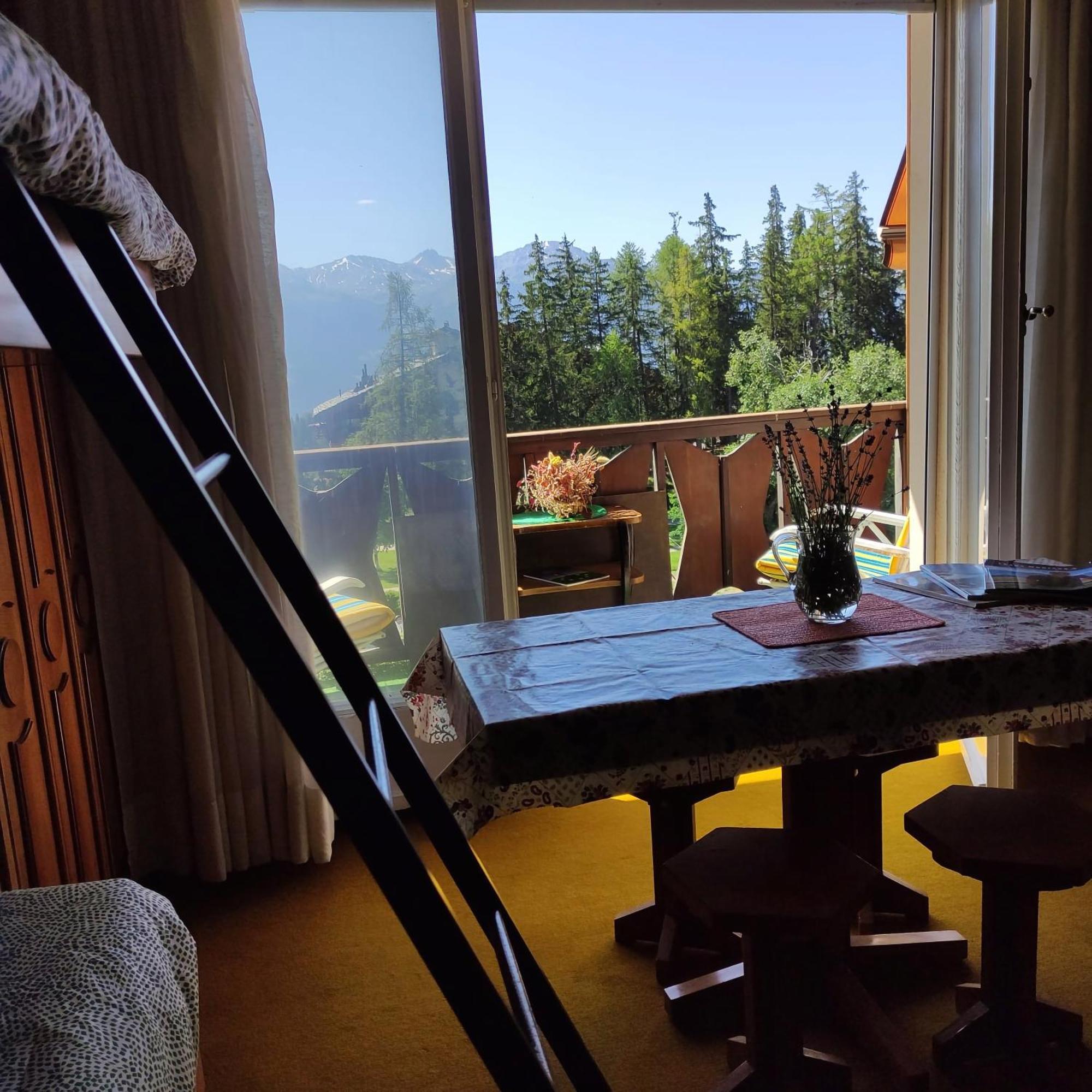 Ferienwohnung Bellevue Crans-Montana Exterior foto
